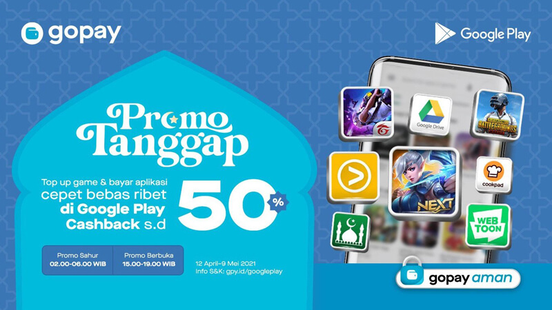 Promo Gopay Mobile Legends Cashback hingga Rp50000 - IndoCara