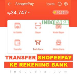 Cara Transfer Saldo ShopeePay ke Rekening Bank 2021 min