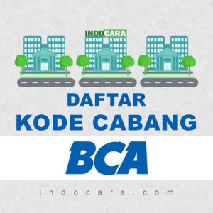 Daftar Kode Cabang BCA di Seluruh Indonesia - Indocara